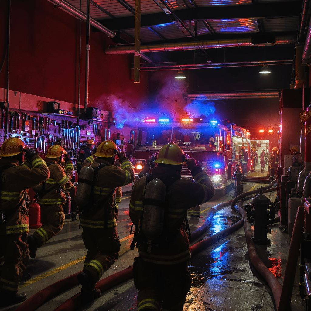 Que se passe-t-il lors d'une alerte en caserne ?