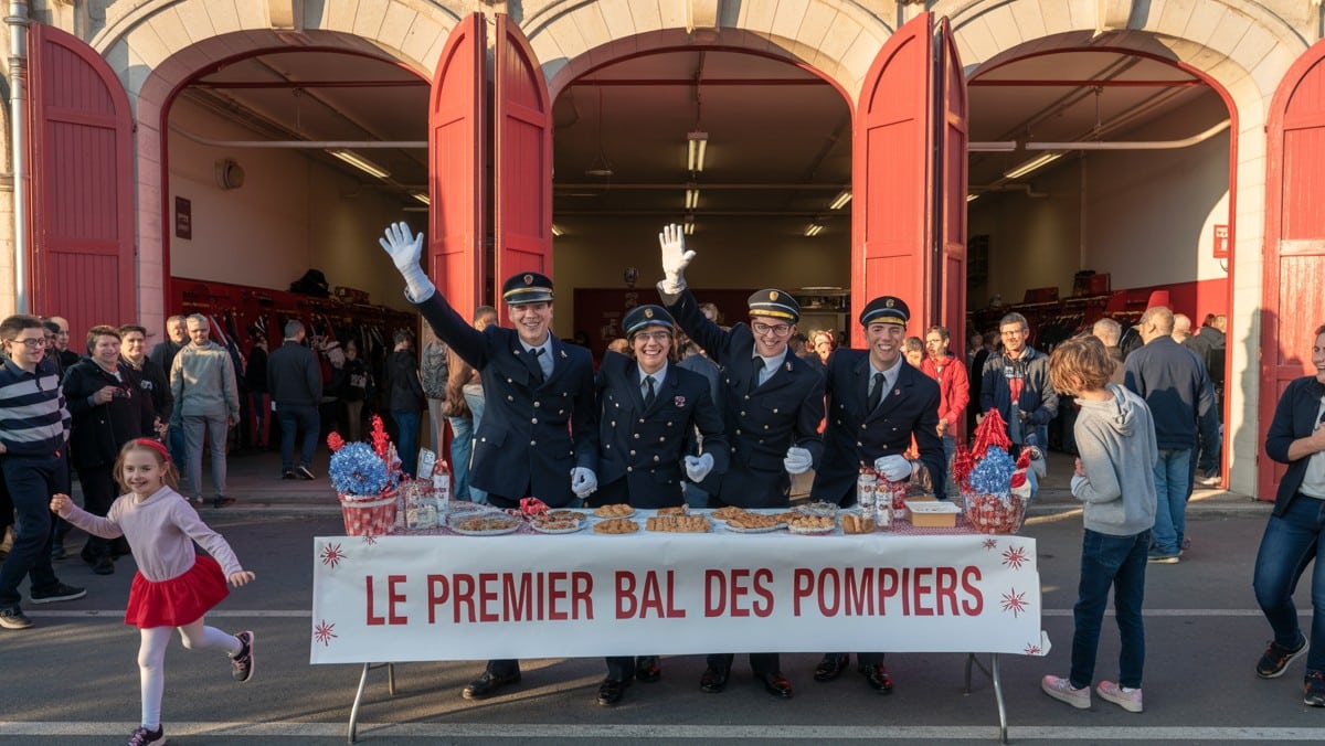 Angers : le premier bal des pompiers fait le plein à la caserne de l’Académie