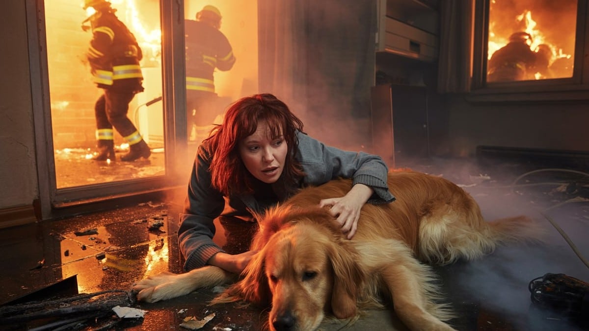 Appartement en flammes à Caen : une femme intoxiquée et un chien asphyxié