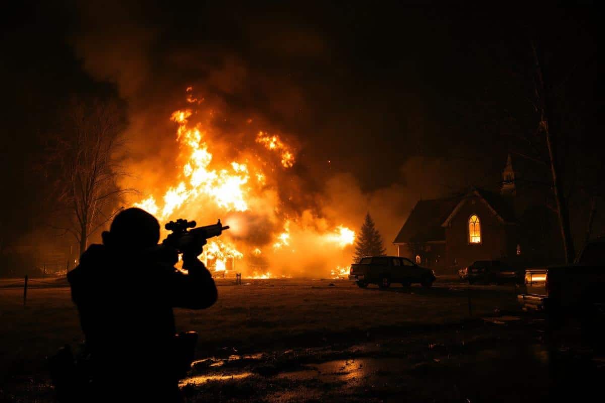 Attaque contre une église mormone aux États-Unis : fusillade, incendie et victimes