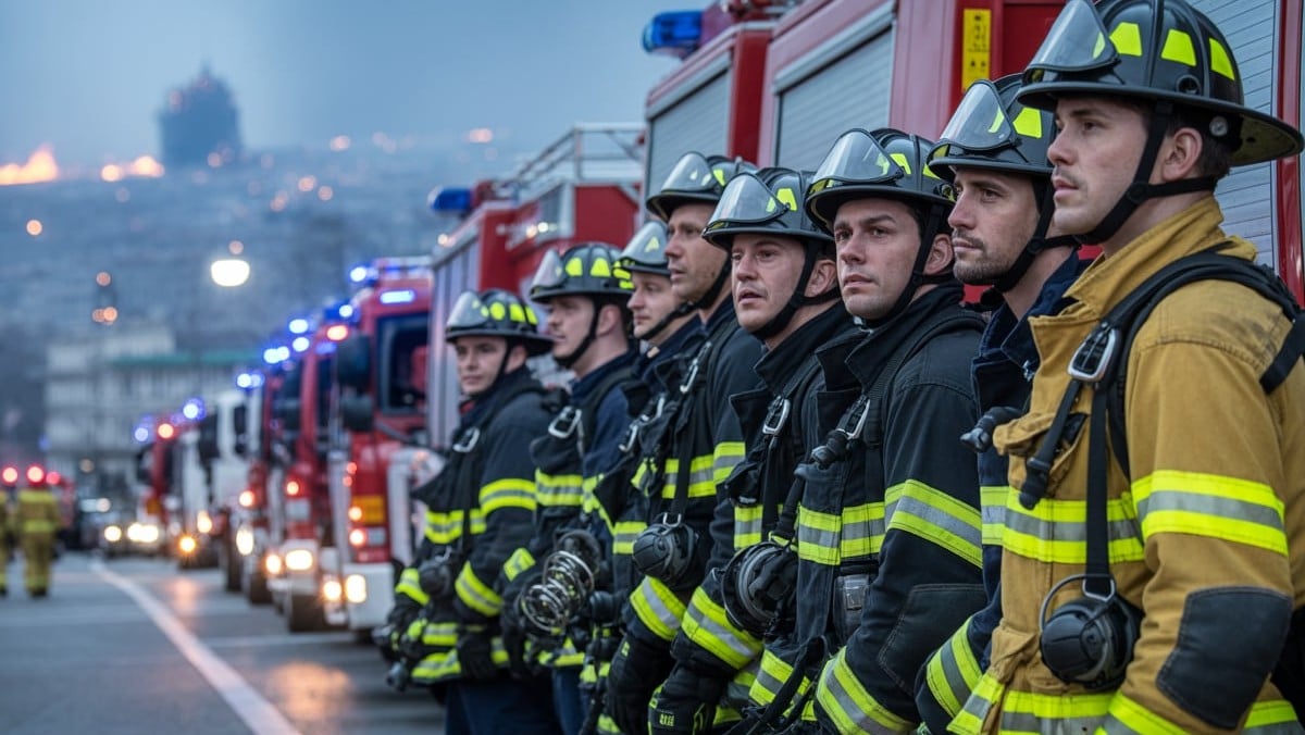 Aude : 62 pompiers venus du Nord et de Paris en renfort face à l’épuisement des équipes
