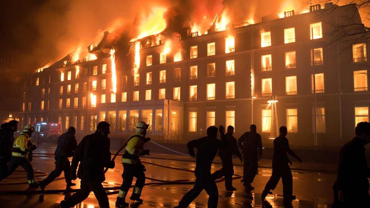 Aveyron : un hôtel prend feu au cœur de la nuit, les 84 occupants évacués par les pompiers