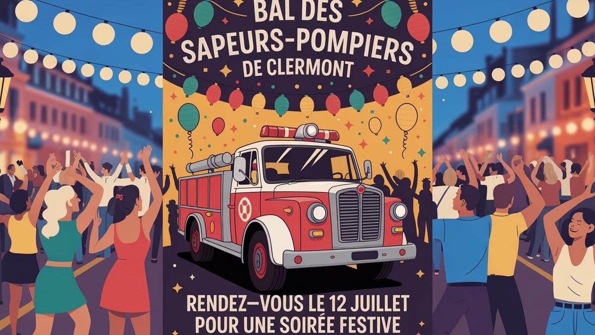 Bal des sapeurs-pompiers de Clermont : rendez-vous le 12 juillet pour une soirée festive