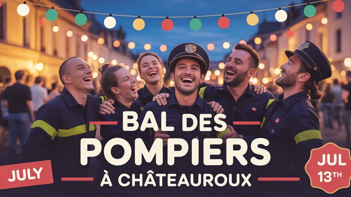 Bal des pompiers à Châteauroux : l’événement festif du 13 juillet prêt à accueillir 5 000 personnes