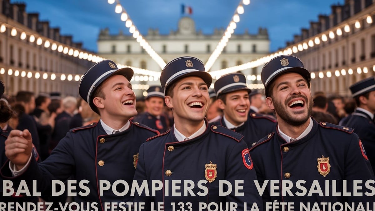 Bal des pompiers de Versailles : rendez-vous festif le 13 juillet pour la Fête Nationale