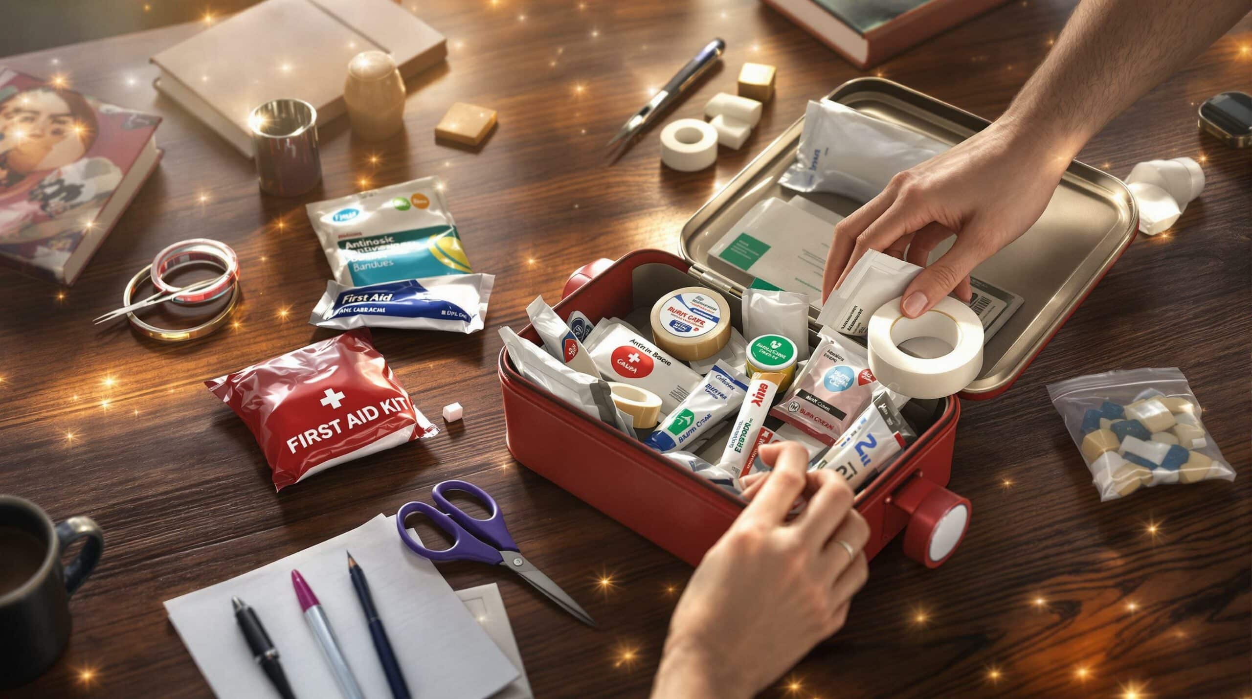 Brûlure : Préparation d'une trousse de secours