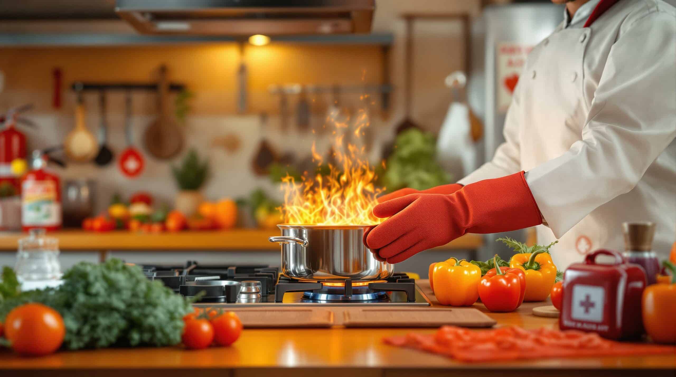 Brûlure : Prévenir les brûlures en cuisine