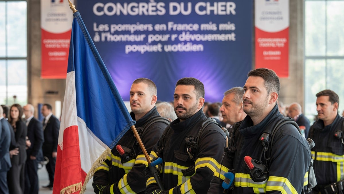Congrès du Cher : les pompiers mis à l’honneur pour leur dévouement quotidien