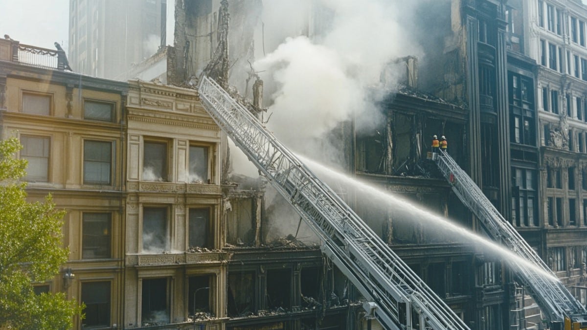 Les conséquences d'un backdraft sur les structures