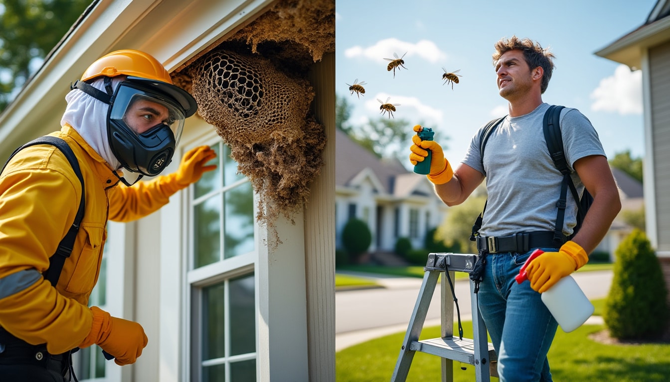 Combien coûte la destruction d’un nid de guêpes ? Comparatif pro vs DIY