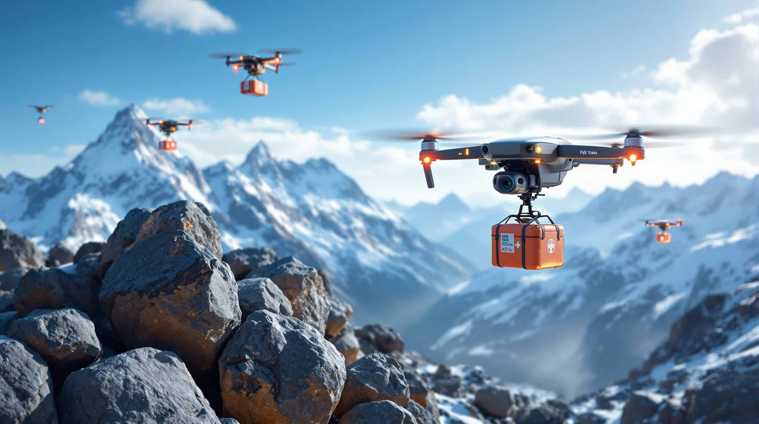 Les drones dans le secours en montagne : Innovations et perspectives