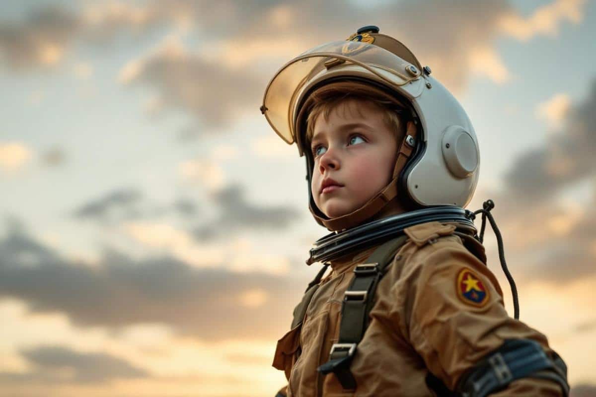 Enfant-soldat hésite : pompier-soldat ou astronaute-soldat, quel avenir choisir ?