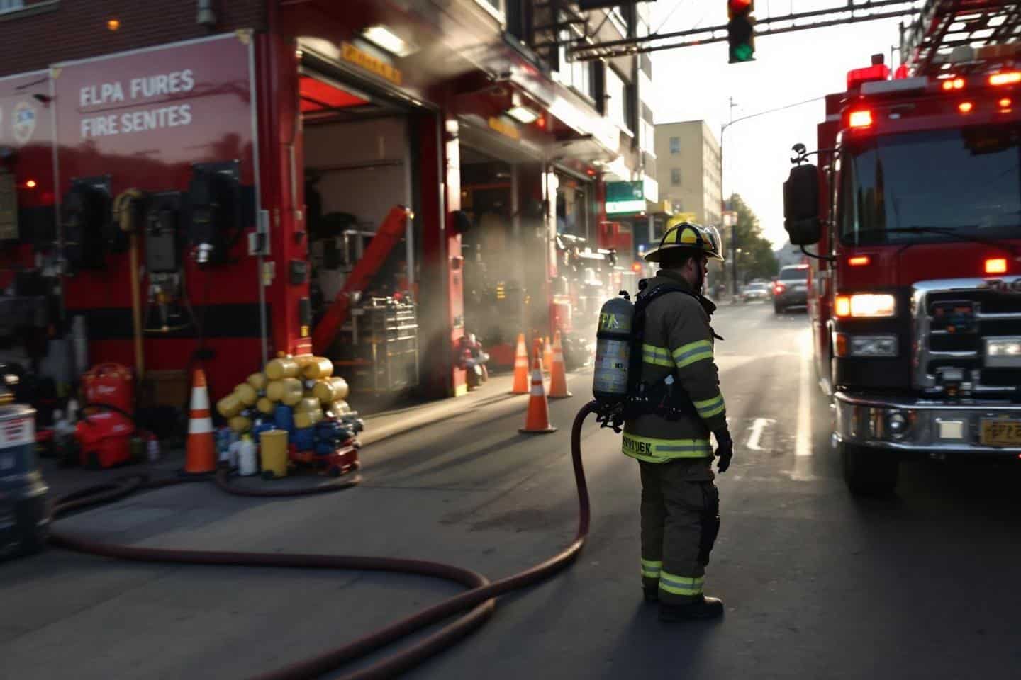 EPSA pompier : échelles pivotantes semi-automatiques et moyens aériens des sapeurs-pompiers
