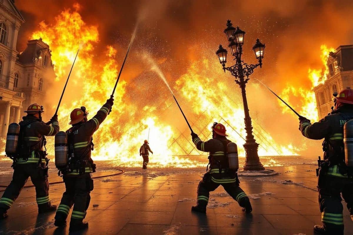 Faux cambriolage au Louvre : la vidéo virale des pompiers de Château-Renault fait sensation