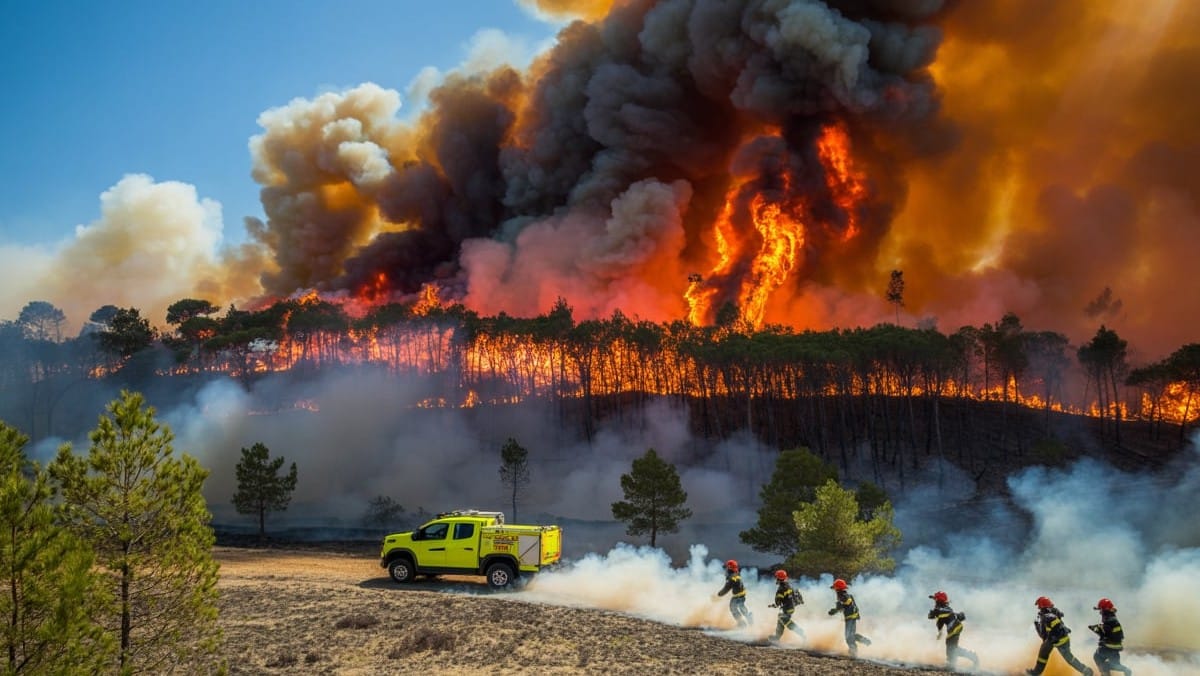 Feux de forêt dans les Landes : intervention express des pompiers à Mimizan et Morcenx