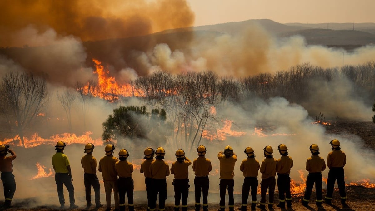 Feux de forêt dans l’Hérault : vingt pompiers charentais envoyés en renfort ce dimanche