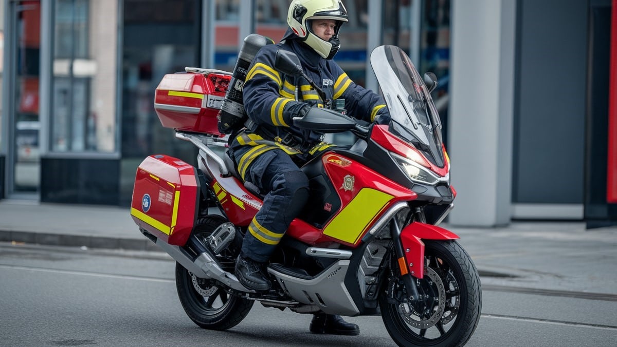 Comment les pompiers sont formés pour utiliser des motos en situation d'urgence ?