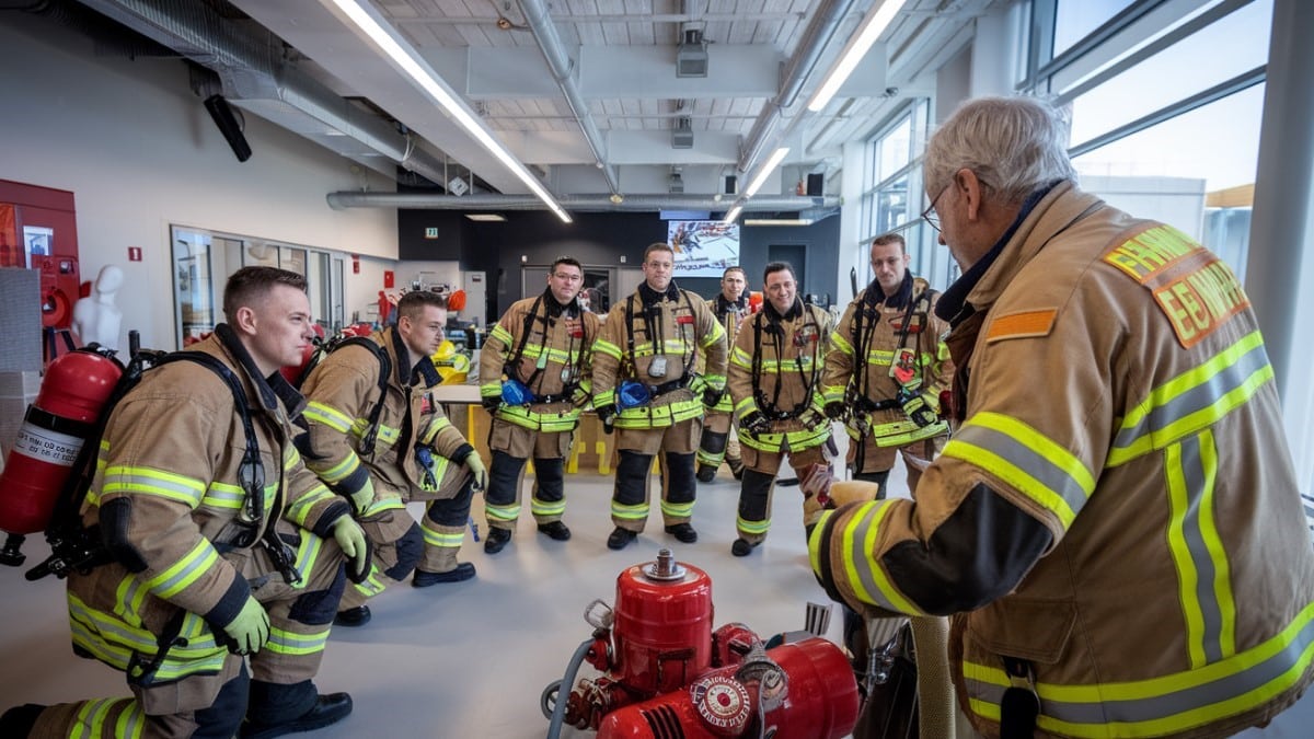 La formation des sapeurs-pompiers dans un centre de secours