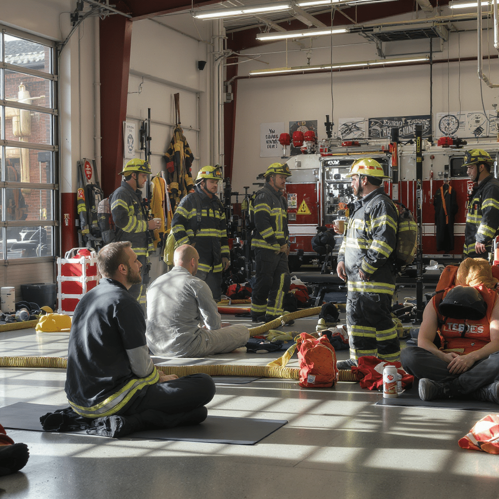 La gestion du stress dans une caserne de pompier