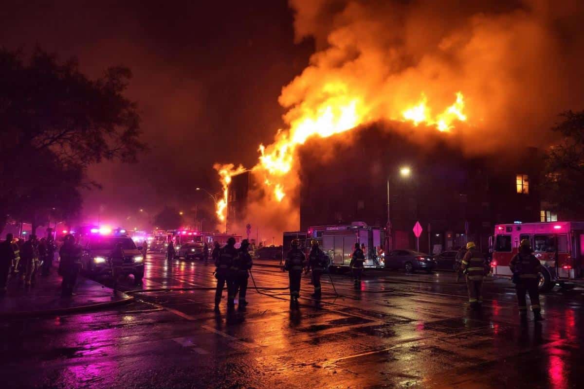 Gigantesque incendie, mort sur la Francilienne et stations de métro fermées en Île-de-France