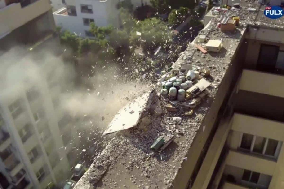 Une grosse explosion à Marseille : L'appartement d'un balcon d'une personne de 92 ans complètement détruit par un mortier