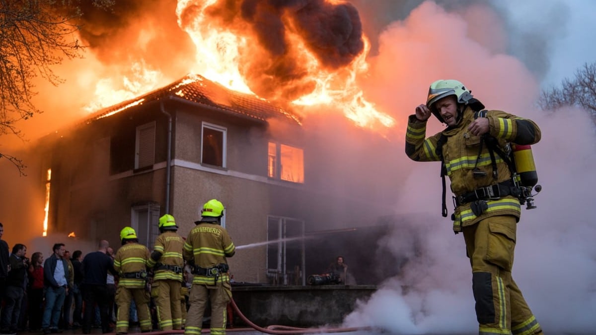 Haute-Savoie : un violent incendie ravage une toiture à Passy, un pompier touché
