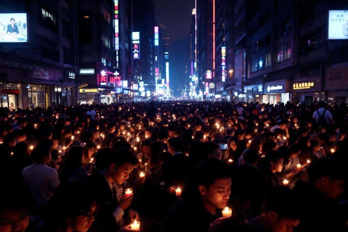 Hong Kong : recueillement massif après l'incendie meurtrier qui a fait 128 morts