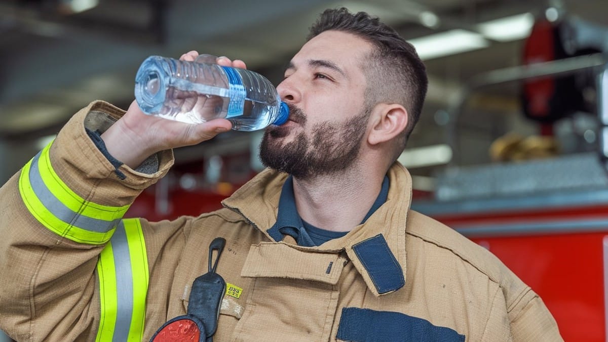 L'hydratation chez les pompiers