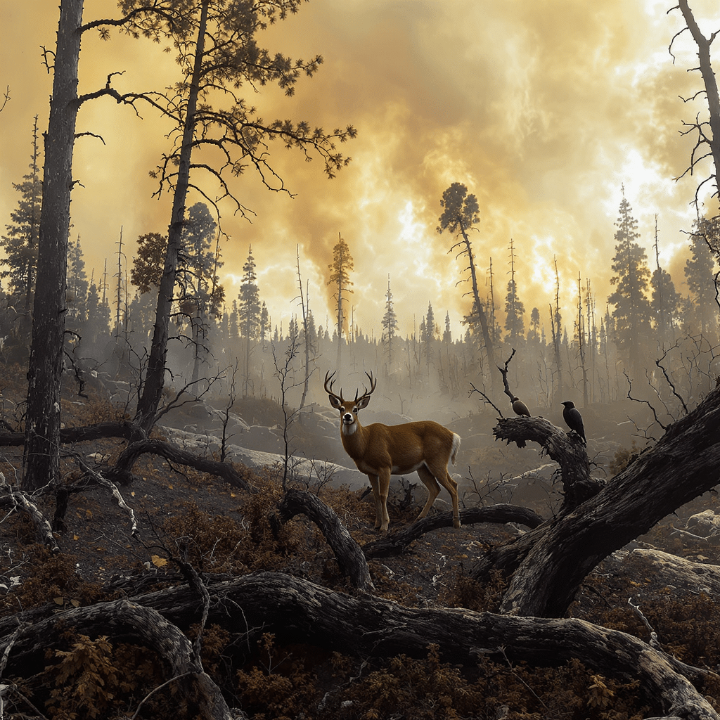 Impact des feux de forêt sur la biodiversité locale