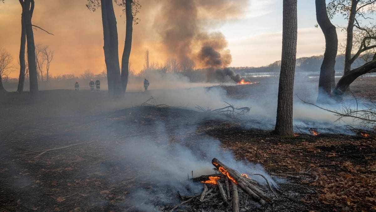 Incendie à Ruoms : un feu de végétation mobilise de nombreux pompiers