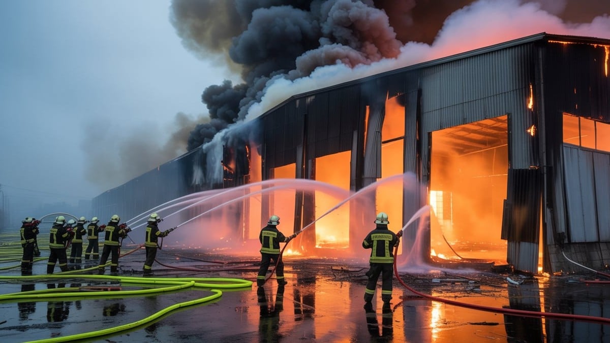 Incendie à Saint-Nazaire : les pompiers maîtrisent un feu menaçant plusieurs habitations