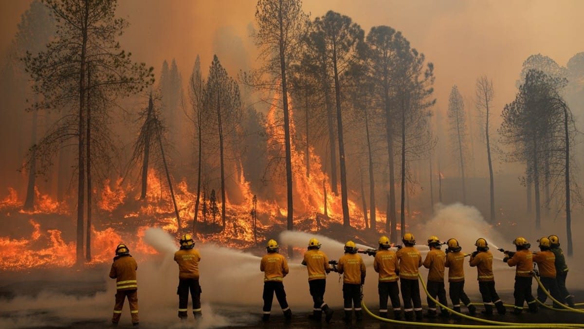Incendie à Villegailhenc : deux hectares brûlés, 200 pompiers mobilisés en urgence