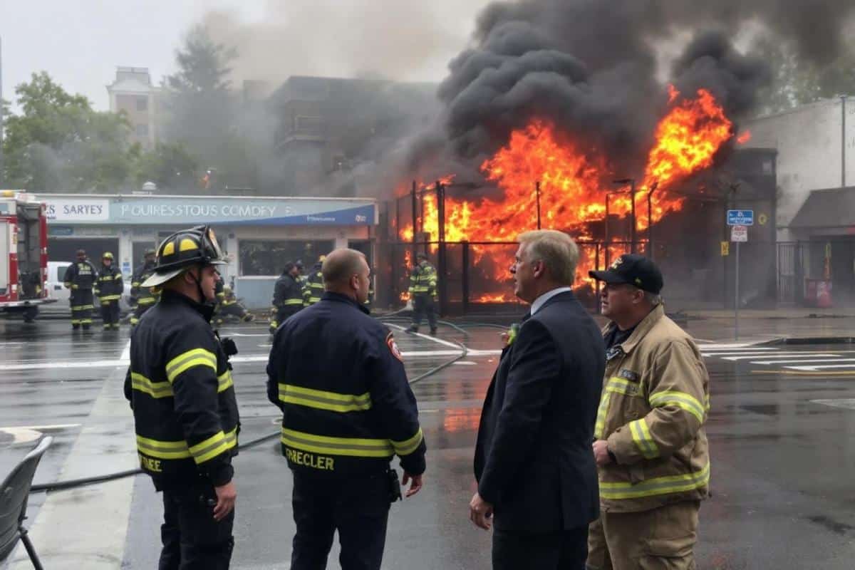 Incendie criminel dans les Yvelines : un maire en colère après l'attaque d'un complexe sportif