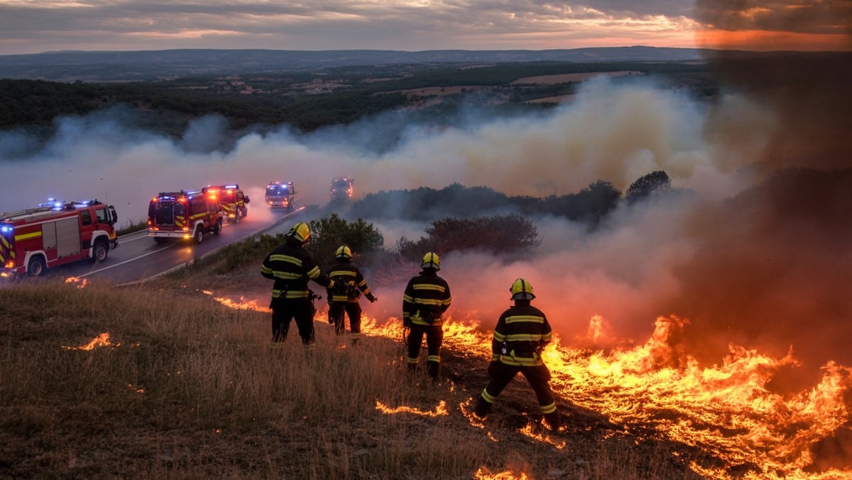 Incendie dans l’Aude : les pompiers de l’Aveyron appelés en renfort après le Lot