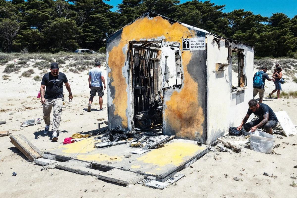 Incendie d'une paillote à l'Arinella : enquête du parquet de Bastia pour destruction dangereuse