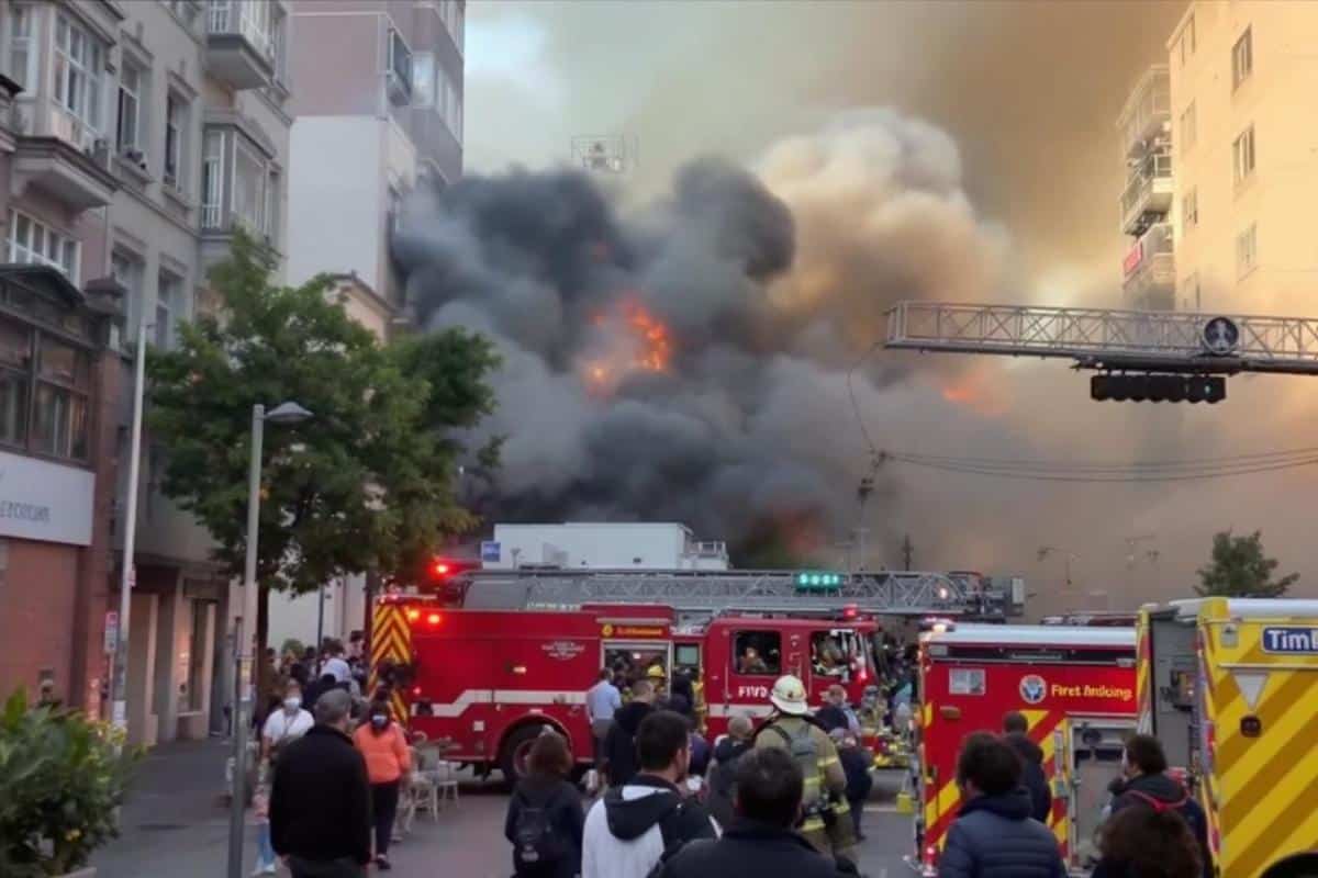 Incendie à Gaillard : feu éteint et une dizaine de personnes évacuées