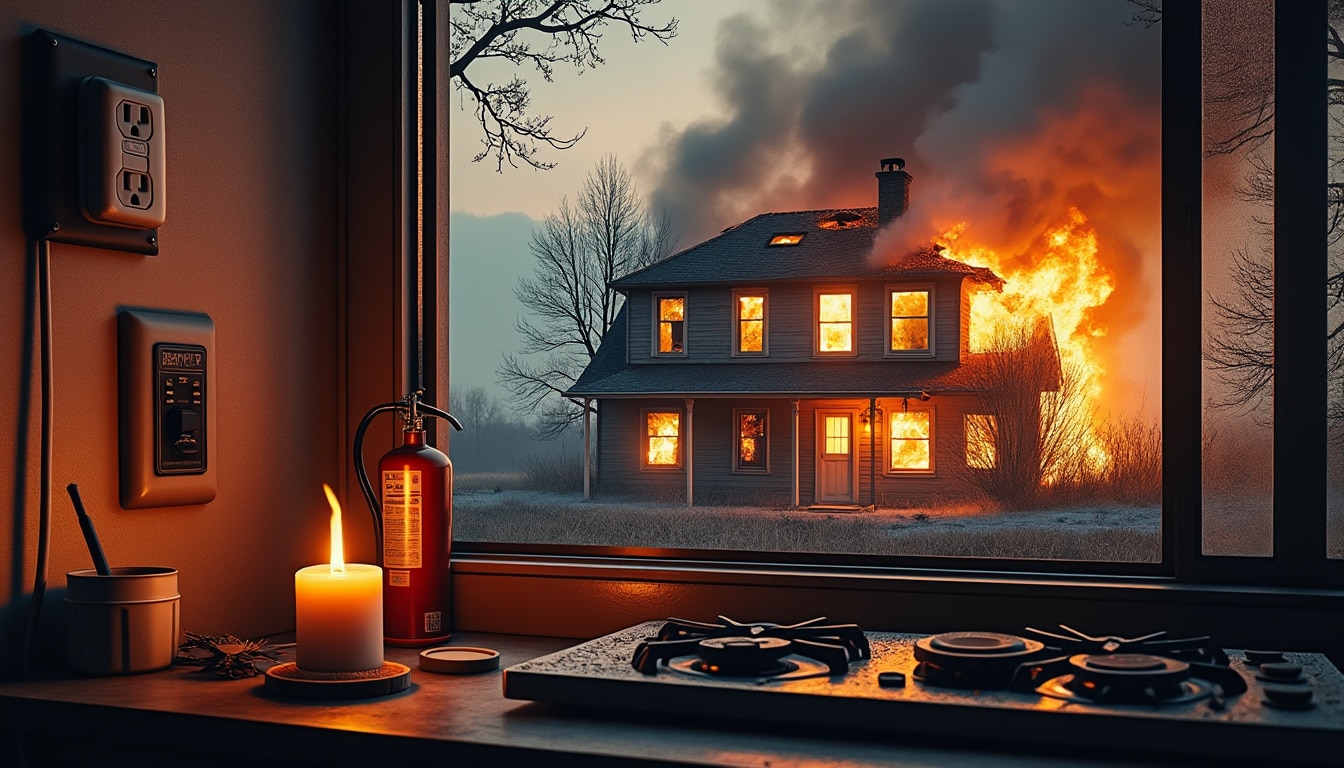 Incendie maison : les causes les plus fréquentes et comment les éviter