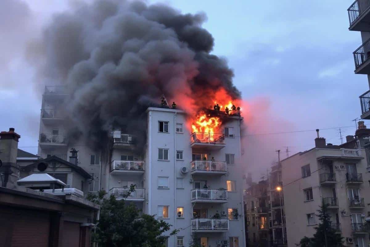 Incendie à Planoise : trente pompiers mobilisés pour un feu de balcon-terrasse à Besançon