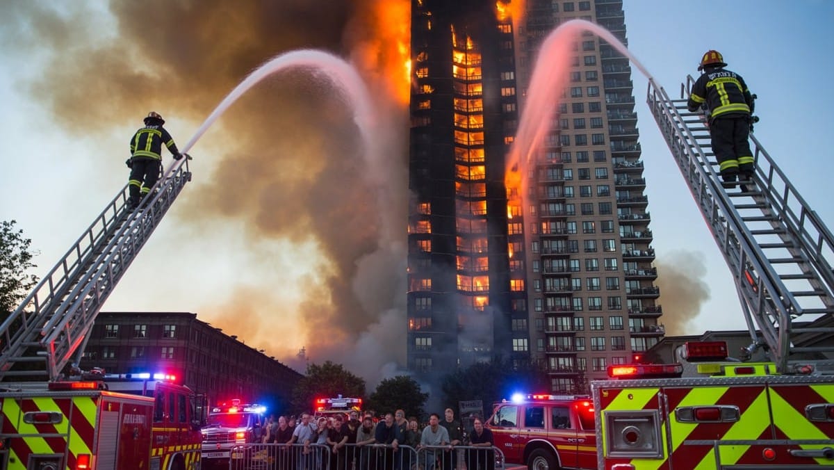 Le Mans : un feu d’appartement déclenche une intervention de grande ampleur en plein centre-ville