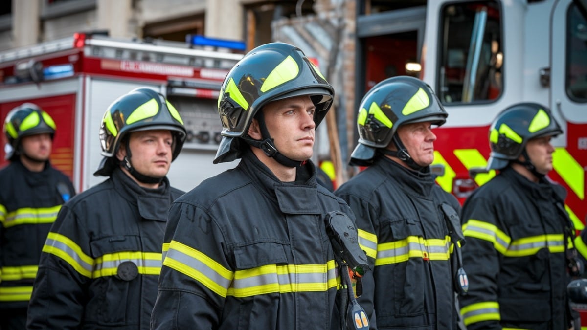 Les pompiers interviennent pour démolir une cheminée instable à Laussonne