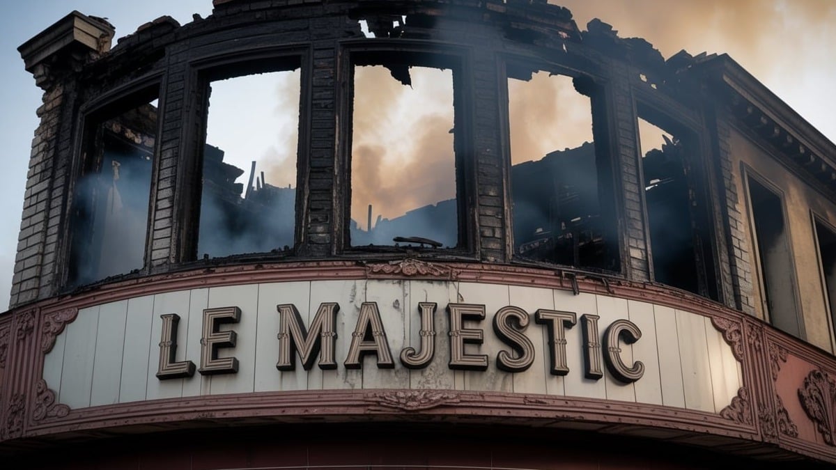 Lisieux : l’ancien cinéma Le Majestic ravagé par un violent incendie