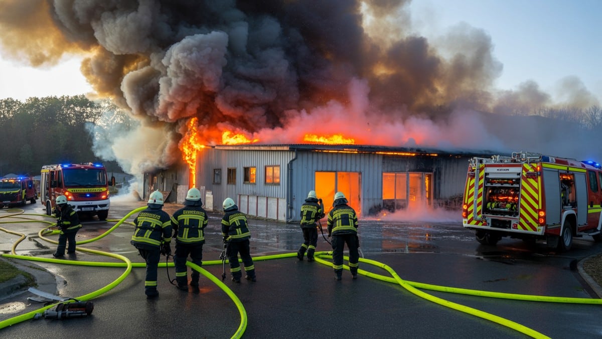 Magasin en flammes à Plan-de-Campagne : 20 engins et 60 pompiers mobilisés