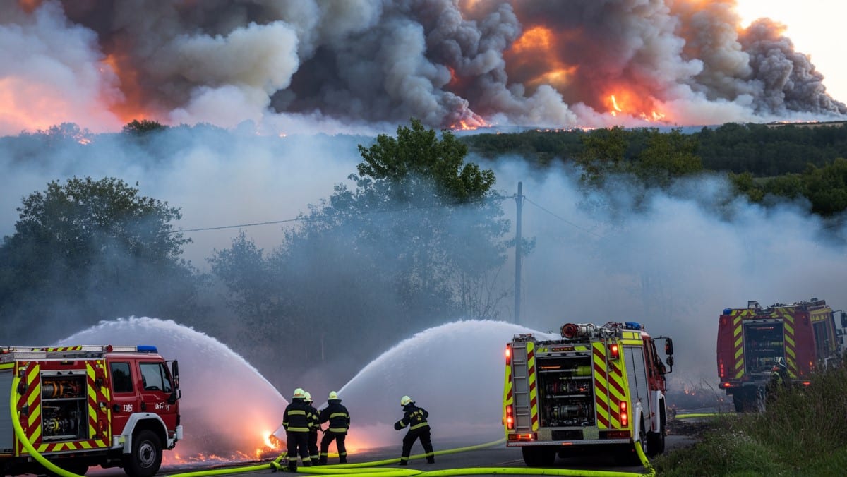 Maine-et-Loire : quatre incendies mobilisent plus de 50 pompiers en une journée