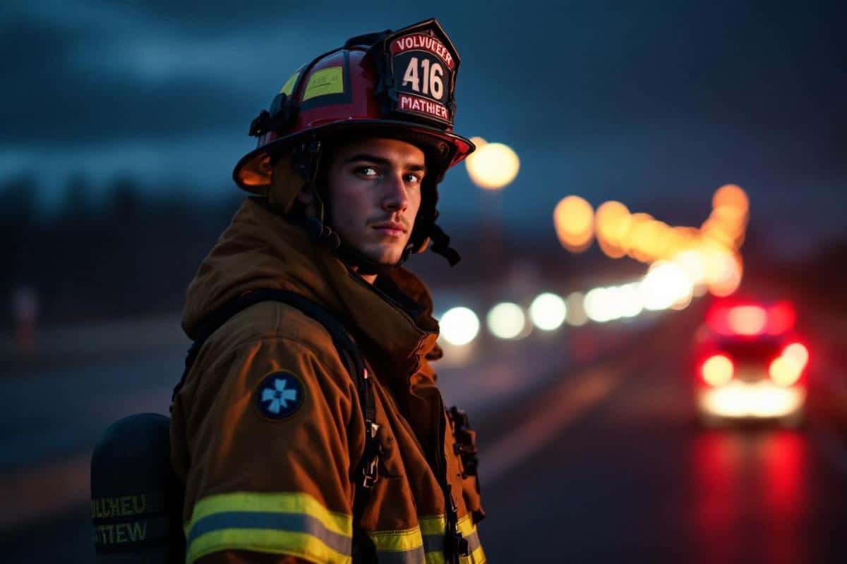 Mathieu, jeune pompier volontaire tué sur l'A16 en portant secours, salué en héros