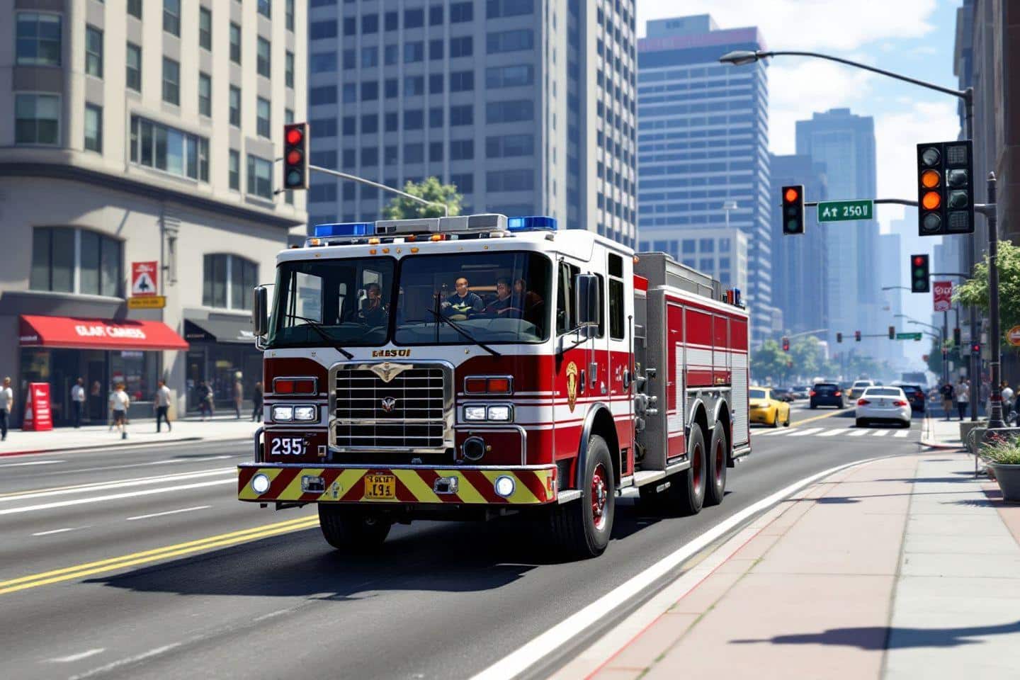 Où trouver le camion de pompiers dans GTA 5 : guide complet et soluce
