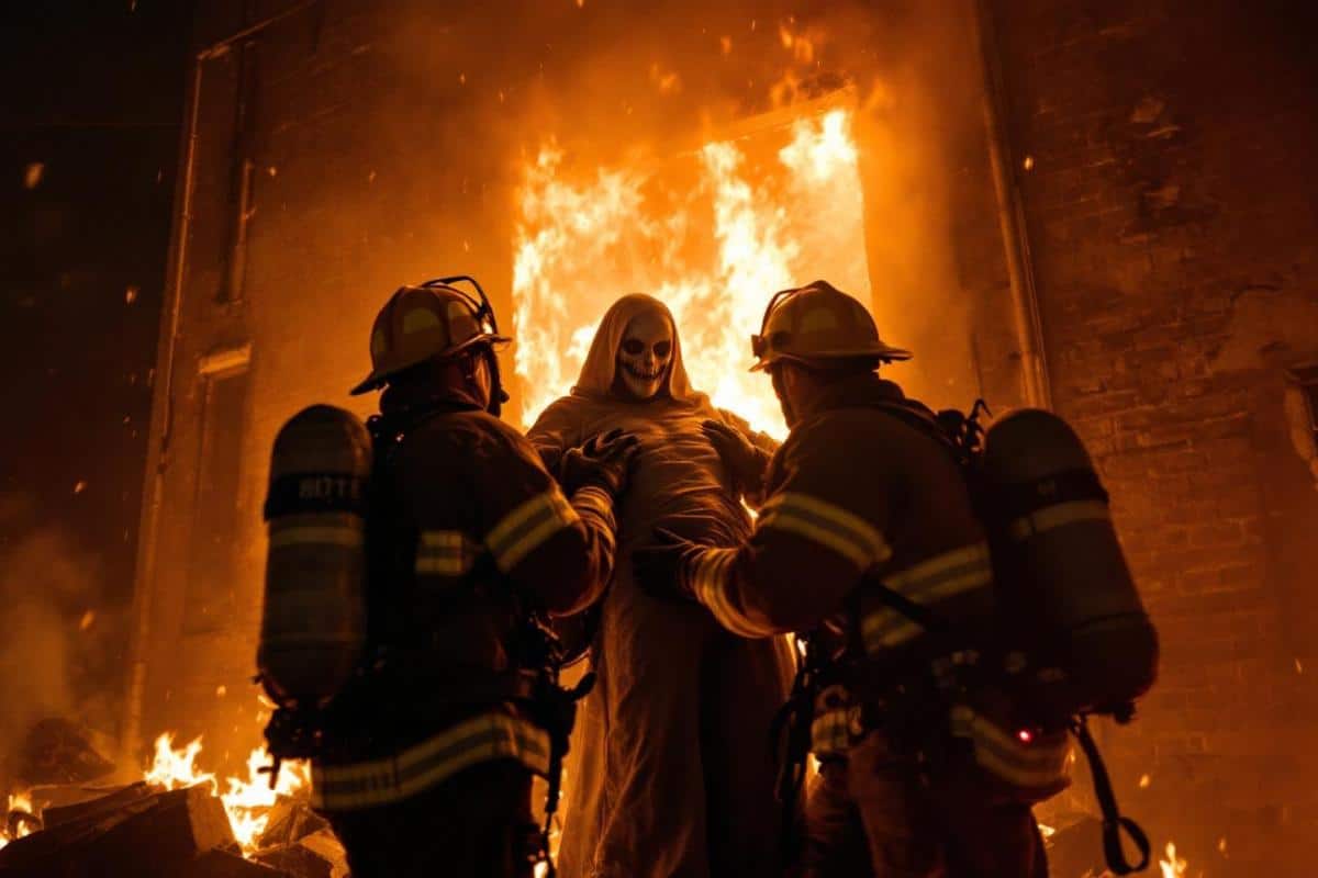 Les pompiers pénètrent dans une maison en flammes : ils découvrent une victime pas comme les autres