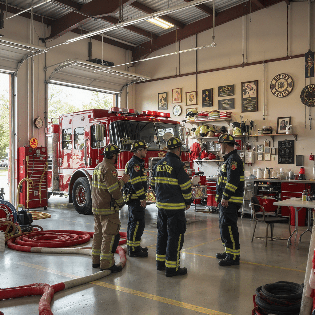 Le quotidien des pompiers volontaires en caserne