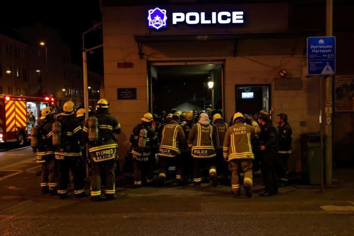 Près de Lyon : des pompiers agressés par une foule hostile se réfugient au commissariat