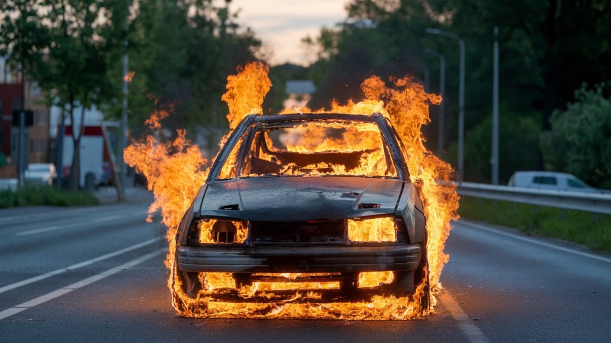 Problèmes électriques à l'origine des incendies de voiture