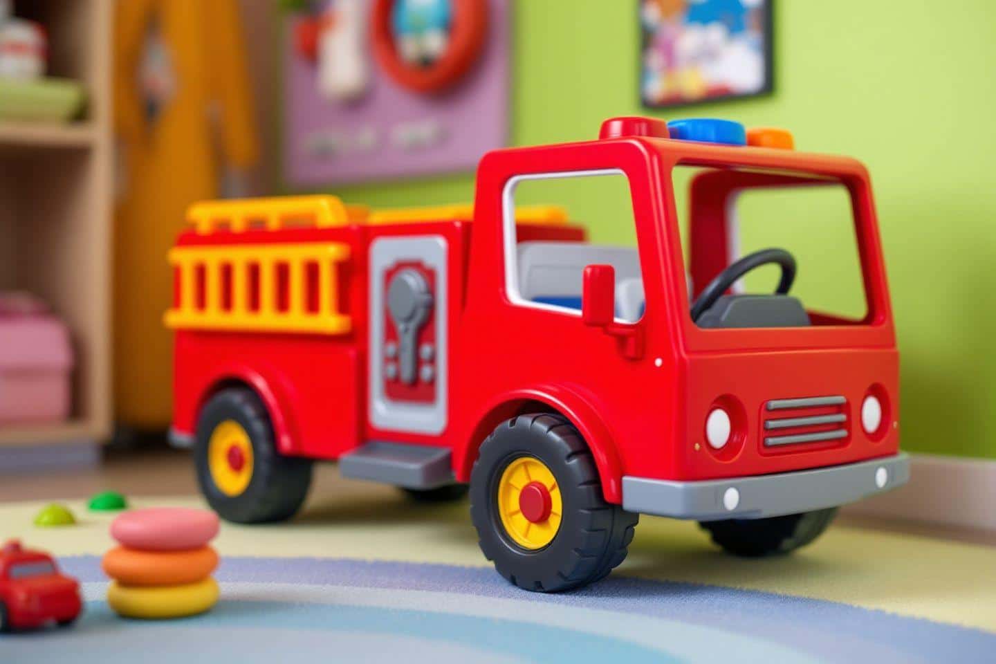 Red : le nom du camion de pompier dans Cars - coffret et jouets disponibles